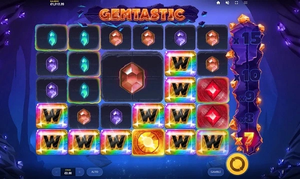 Slot game Gemtastic có cách chơi đơn giản