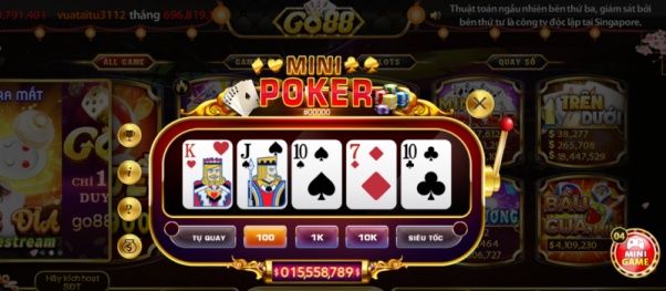 Luật chơi Mini Poker & Bí kíp chơi chắc thắng từ Mmwin 2022