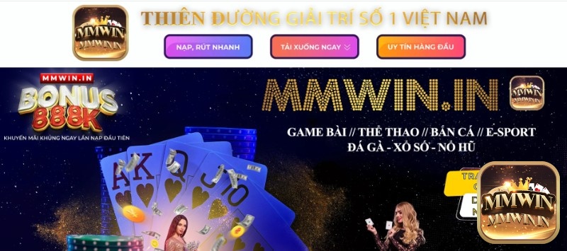Tham gia chơi các tựa game casino tại nhà cái MMWIN uy tín chất lượng