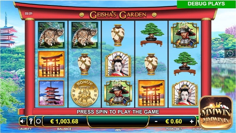 Geishas Garden Jackpot đồ họa khá đẹp mắt với hình ảnh mang đậm văn hóa Nhật Bản