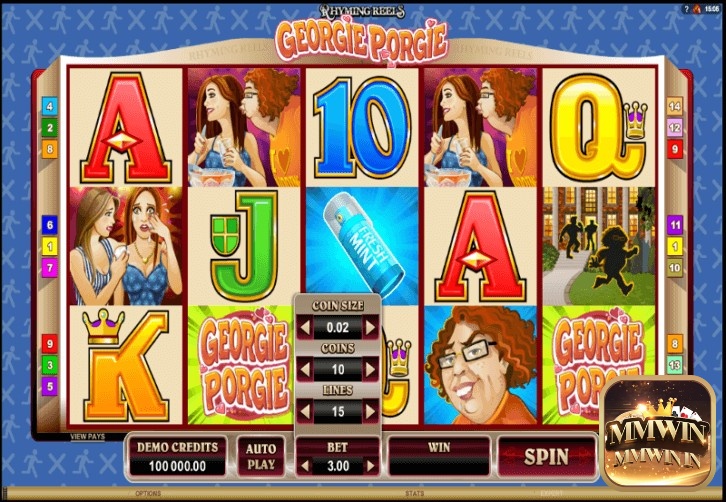 Georgie Porgie là một trò chơi slot thu hút người chơi bởi tính giải trí và cơ hội giành được những phần thưởng hậu hĩnh.