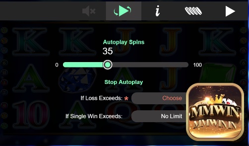 Tính năng Autoplay cho phép chơi tự động tới 100 lượt