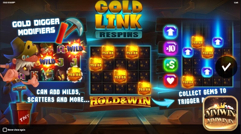 Gold Diggers đưa người chơi vào khung cảnh mỏ vàng