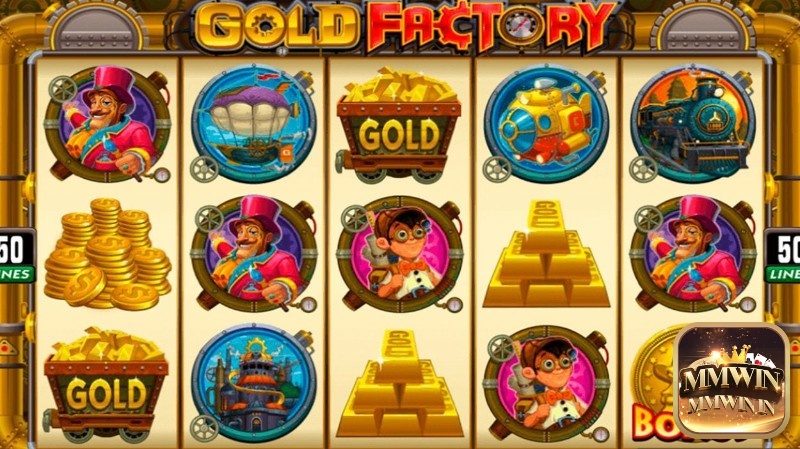 Gold Factory là một slot game trực tuyến phổ biến với chủ đề khai thác vàng và tính năng bonus game hấp dẫn.