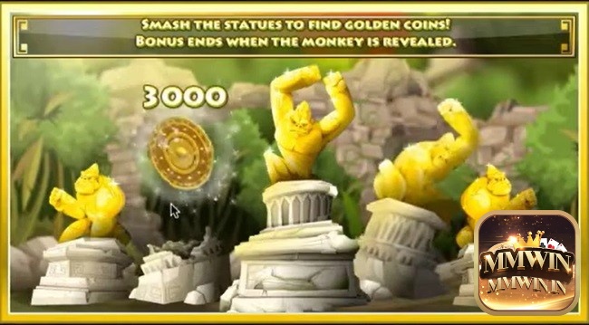 Đập vỡ các bức tượng vàng để nhận thưởng khi tính năng Bonus Round được kích hoạt