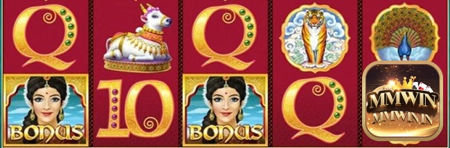 Hình ảnh công chúa Ấn Độ xinh đẹp là biểu tượng Bonus trong slot game