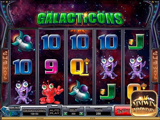 Cách chơi slot Galacticons rất đơn giản