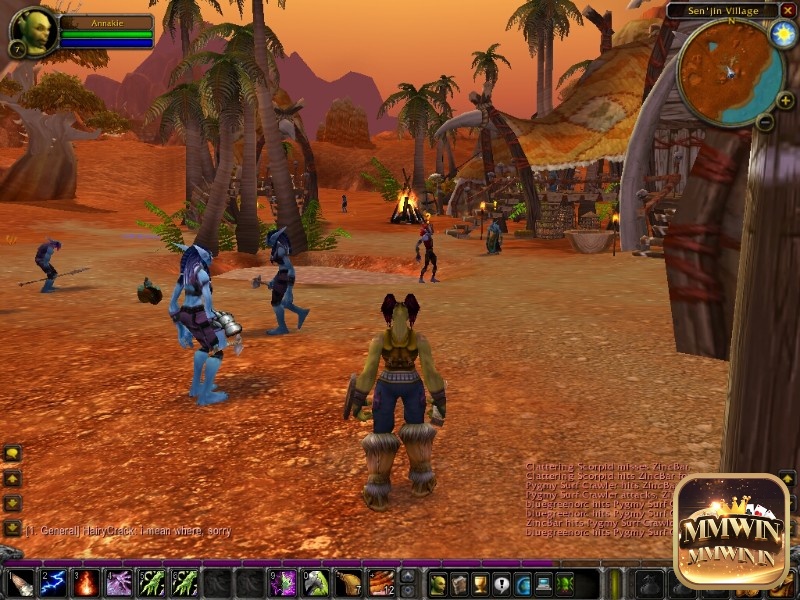 Cảnh vật trong game World of Warcraft đã tạo ấn tượng mạnh cho người chơi