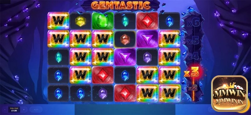 Chủ đề và giao diện game chứa đầy các viên đá quý đầy màu sắc