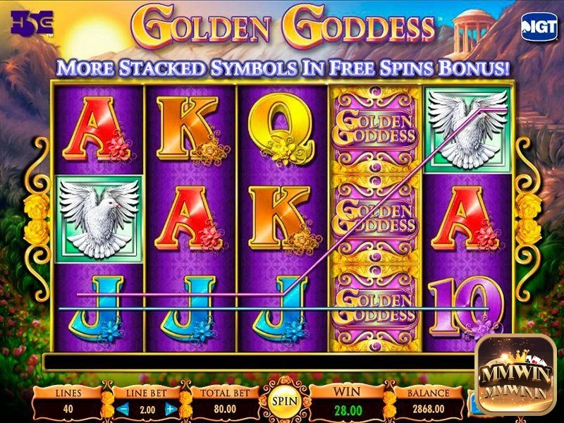 Cách chơi game slot Golden Goddess không quá khó