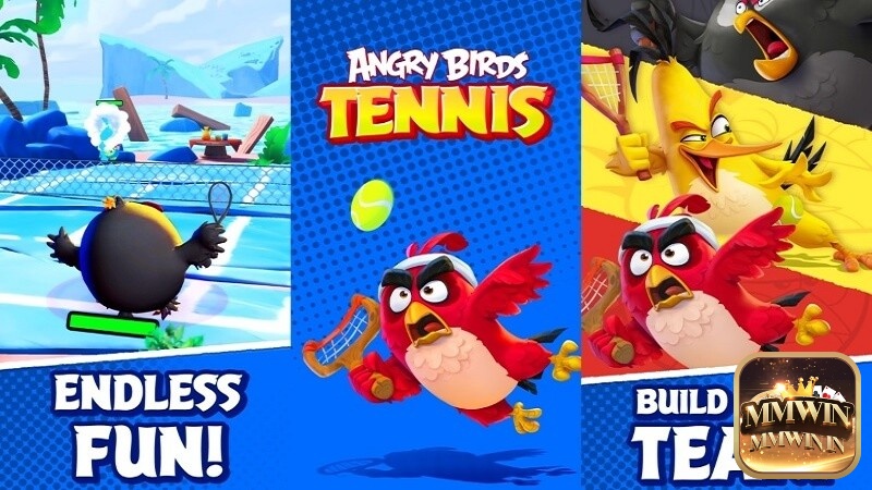 Có nhiều chế độ chơi để bạn lựa chọn trong game Angry Birds Tennis