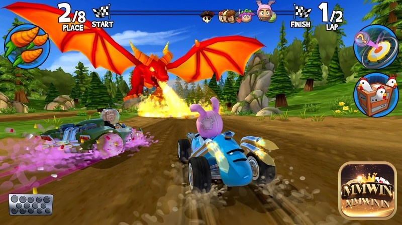 Game Beach Buggy Racing 2 mang tới một loạt các vũ để người chơi lựa chọn