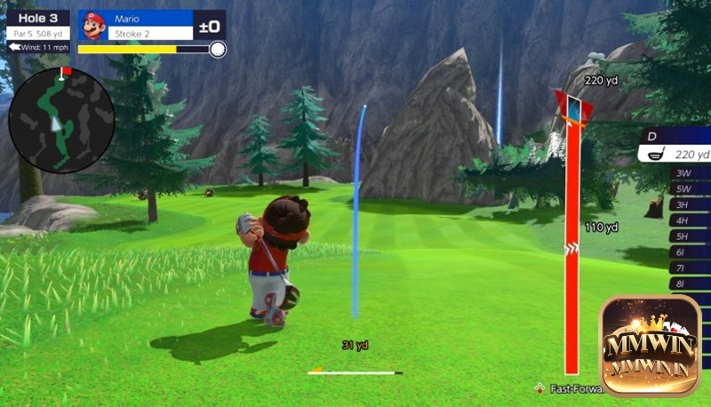 Game Mario Golf: Super Rush có nhiều chế độ chơi để bạn lựa chọn