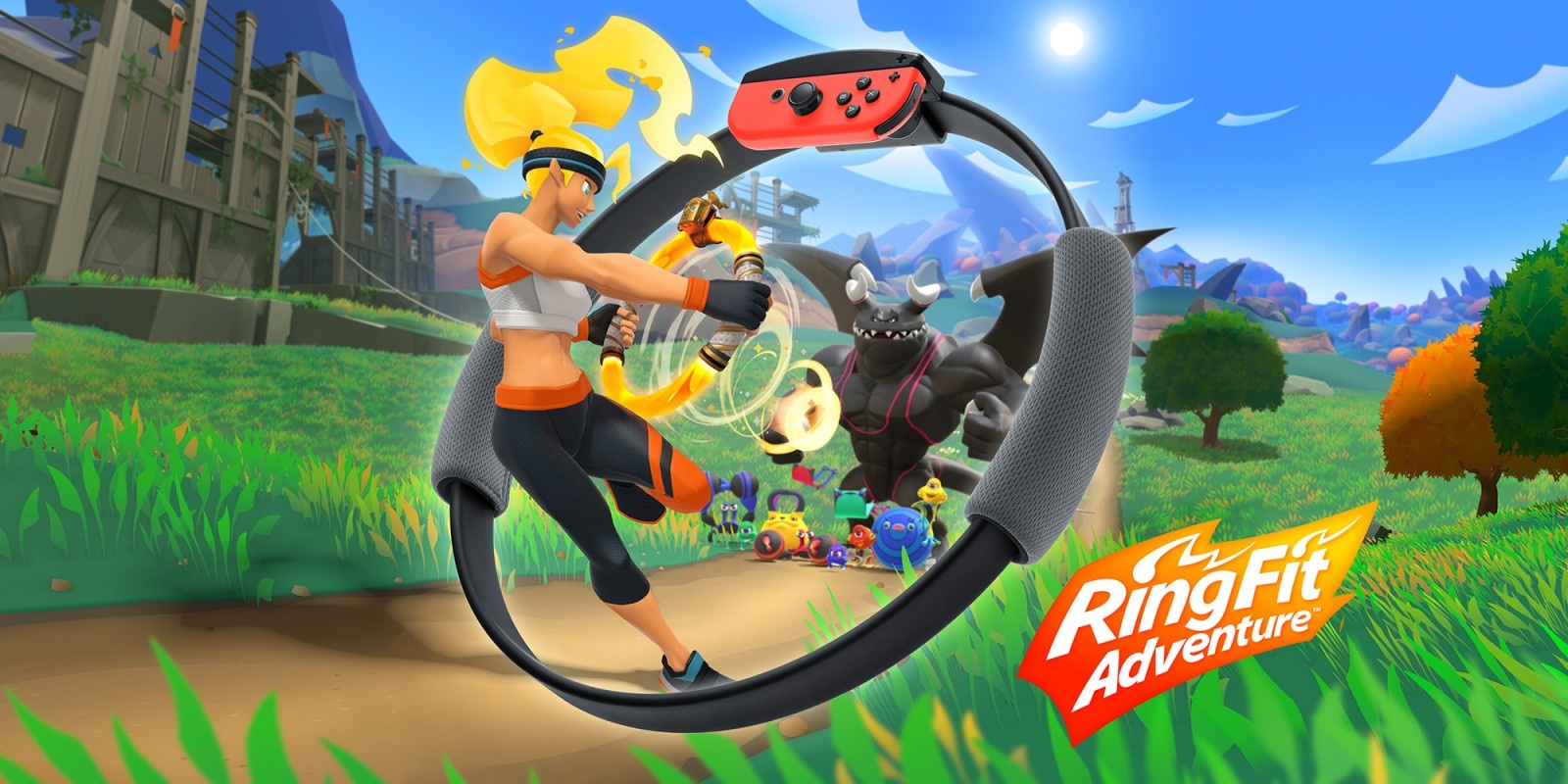 Game Ring Fit Adventure: Trò chơi kết hợp fitness và phiêu lưu