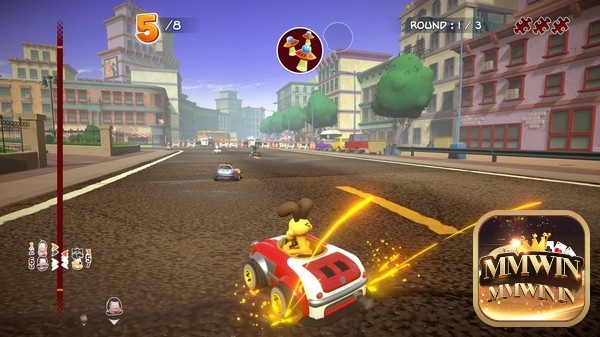 Mỗi cuộc đua trong Garfield Kart: Furious Racing sôi động và cuốn hút