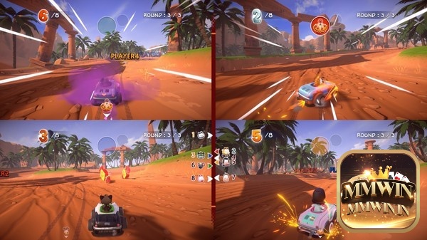 Game Garfield Kart: Furious Racing có nhiều chế độ chơi đa dạng và hấp dẫn