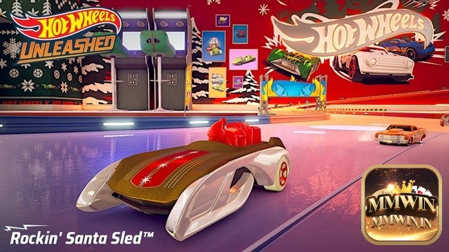 Mẫu xe đua Rockin' Santa Sled lấy cảm hứng từ ván trượt của ông già Noel