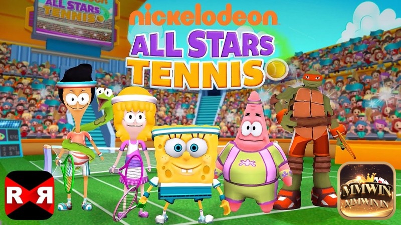 Các trận đấu trong Nickelodeon Extreme Tennis sôi động và kịch tính