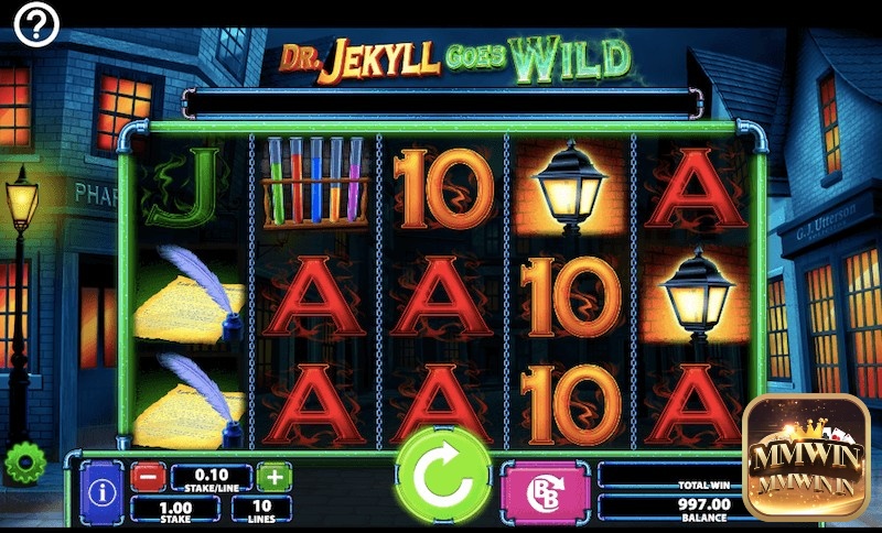 Giao diện chính của slot game với các biểu tượng đặc trưng