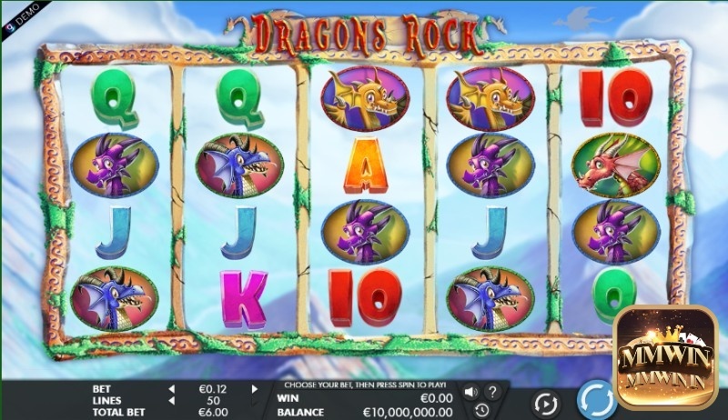 Dragons Rock Slots game thế giới rồng có RTP 97.13%